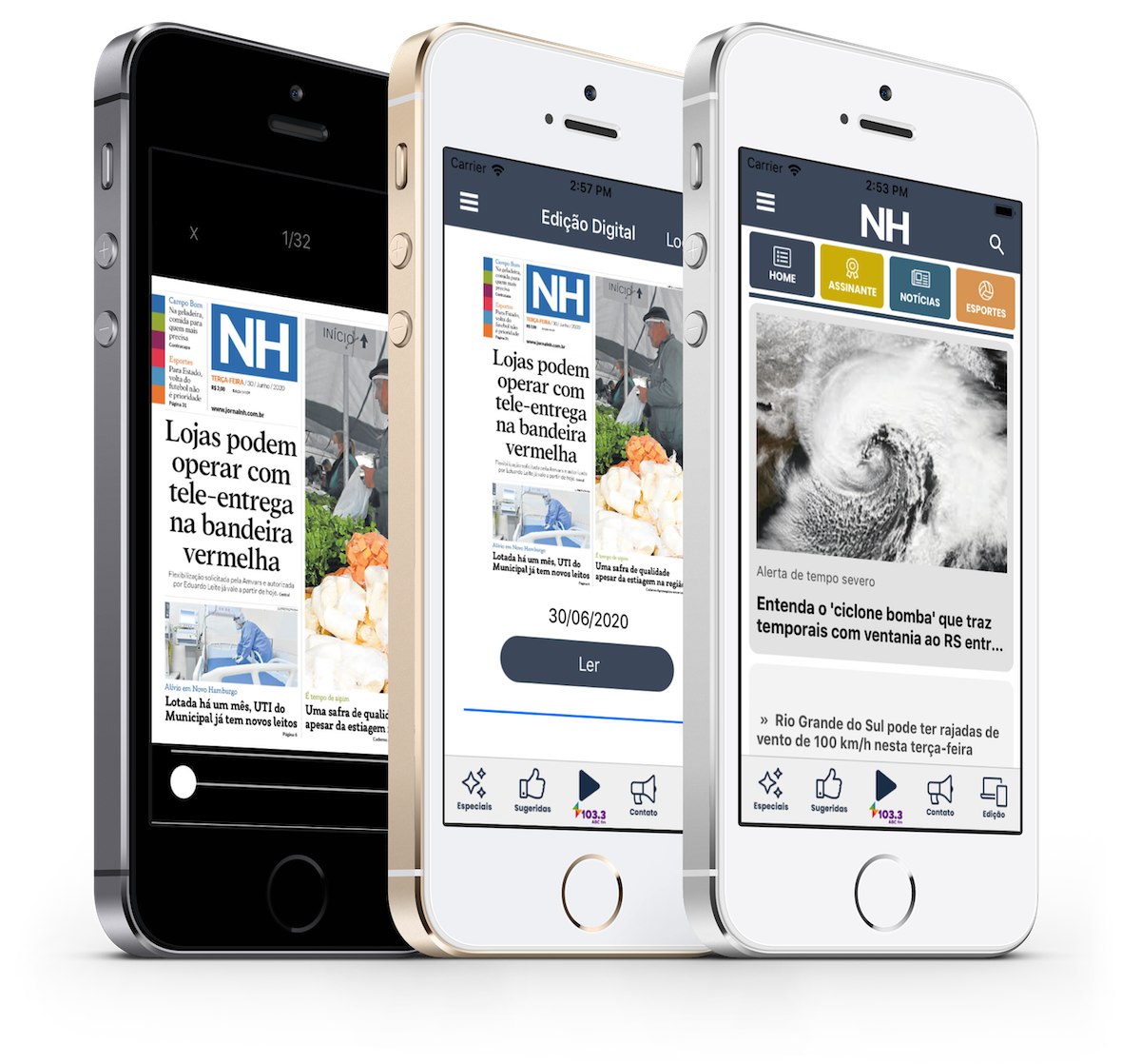 Grupo Sinos contou novamente com a CELBTI para atualizar seus Apps (Jornal NH e demais diários)